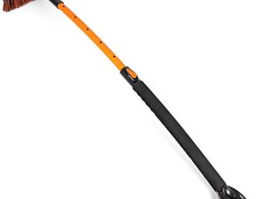 BIRDROCK HOME 50" Extendable Snow Brush with Ice Scraper for Car | 11" Wide Bristle Brush | Size: Truck