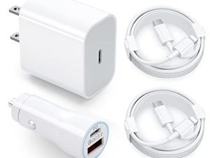 iPhone Fast Charger Car Charger Type C Kit