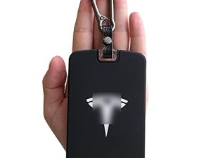 TANDRIVE Silicone Key Card Holder Case Compatible with Tesla Model 3 and Model Y，Key Protector Cover Accessories Including Key Chain