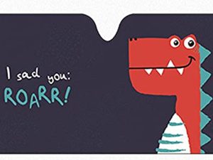 DPIST Dinosaur Car Windshield Sun Shade Universal Fit Car Sunshade-Keep Your Vehicle Cool. UV Sun and Heat Reflector