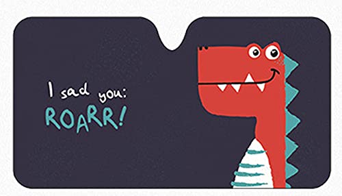 DPIST Dinosaur Car Windshield Sun Shade Universal Fit Car Sunshade-Keep Your Vehicle Cool. UV Sun and Heat Reflector DPIST Dinosaur Car Windshield Sun Shade Universal Fit Car Sunshade-Keep Your Vehicle Cool. UV Sun and Heat Reflector