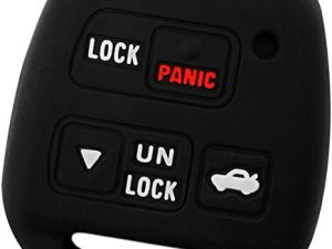 KeyGuardz Keyless Entry Remote Car Smart Key Fob Outer Shell Cover Soft Rubber Case for Lexus HYQ1512V HYQ12BBT