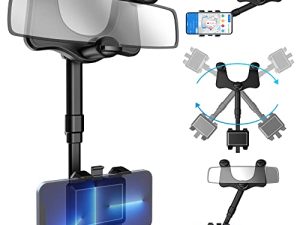 Rear View Mirror Phone Holder