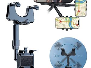 Rearview Mirror Phone Holder for Car
