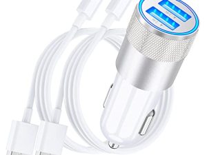 [Apple MFi Certified] iPhone Fast Car Charger
