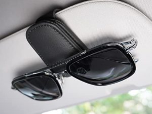 Artilife Magnetic Leather Sunglass Holder for Car