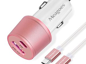 Meagoes USB C Car Charger