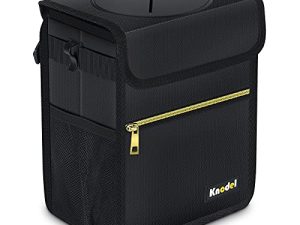 K KNODEL Car Trash Can with Lid