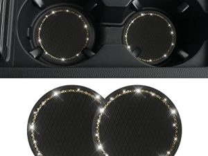 2 Pack Car Bling Cup Holder Coaster