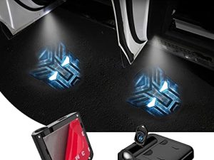 Fit Transformers Car Door Lights Logo 2Pcs Autobot Car Door Projector Light Led Welcome Lights Transformers Logo Fit Transformers Car Accessories