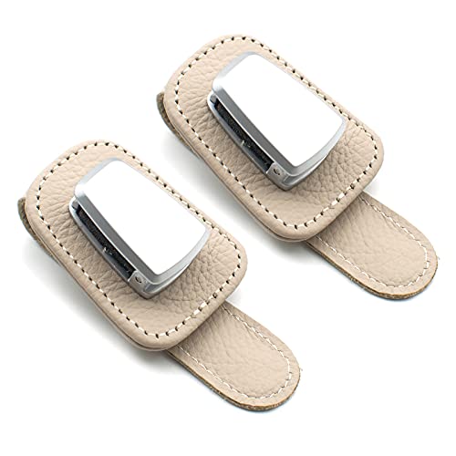 MECHCOS Car Glasses Holder Universal Car Visor Sunglasses Holder Clip Leather Eyeglasses Hanger and Ticket Card Clip Eyeglasses Mount for Car MECHCOS Car Glasses Holder Universal Car Visor Sunglasses Holder Clip Leather Eyeglasses Hanger and Ticket Card Clip Eyeglasses Mount for Car