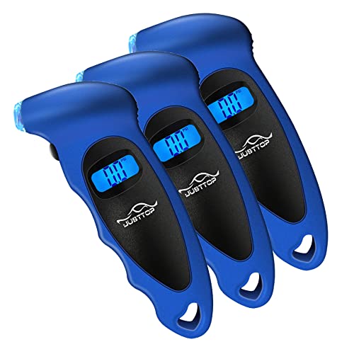 JUSTTOP 3 Pack Digital Tire Pressure Gauge JUSTTOP 3 Pack Digital Tire Pressure Gauge