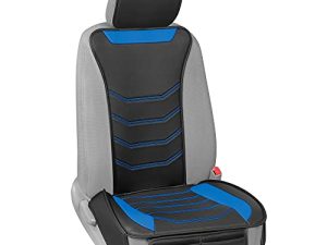 Motor Trend LuxeFit Blue Seat Cover for Cars Trucks Van SUV (1 Piece)