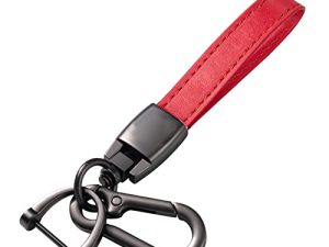 MEYUZAO Genuine Leather Car Keychain Suit compatible with Audi R8 Q3 Q5 Q7 S3 S4 S5 S6 S7 Q5 A3 A4 A5 A6 A7 A8 Family present Men's and Women's Black