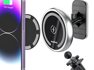 Magnetic Wireless Car Charger Mount MAGJIEYX Compatible with Magsafe iPhone 14 Pro Max