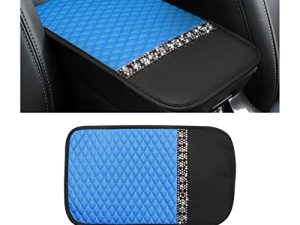 Bling Leather Car Center Console Cover