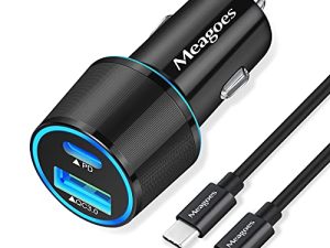 Meagoes USB C Car Charger