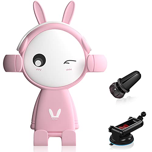 Brfise Pink Phone Holder for Car Cute Brfise Pink Phone Holder for Car Cute