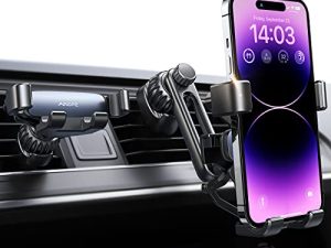 AINOPE Car Phone Holder Mount 2022 Gravity Vent Phone Mount For Car With Extention&Short Air Vent Clip Never Blocking Cell Phone Holder Mount For Car Vent Compatible With iPhone 14 Pro Max 13 and More