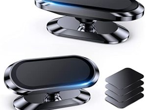 【2-PACK】Magnetic phone holder for car