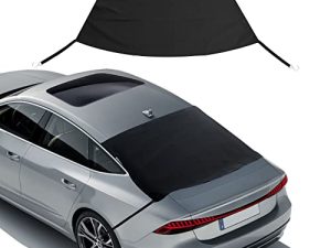 EcoNour Rear Windshield Snow Cover | All Weather Back Window Frost Cover Offers Complete Protection from Snow