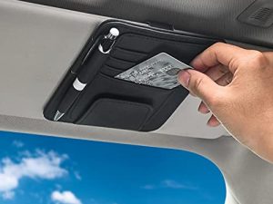 Aturmon Small Car Sun Visor Organizer for Trucks Cars