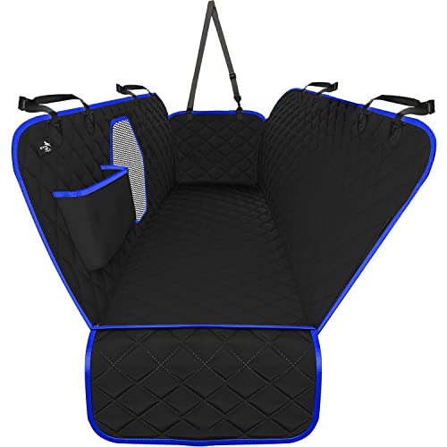Active Pets Back Seat Cover for Dogs - XL Dog Hammock for Car w/ Mesh Window - Non-Slip Active Pets Back Seat Cover for Dogs - XL Dog Hammock for Car w/ Mesh Window - Non-Slip
