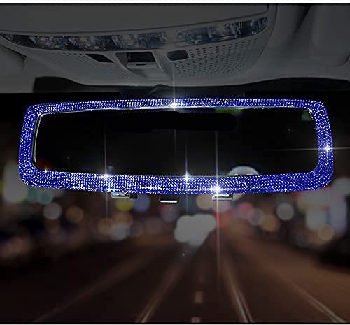 Bling Car Rear View Mirror Accessories with Crystal Diamonds & Rhinestones Bling Car Rear View Mirror Accessories with Crystal Diamonds & Rhinestones