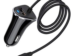 3.4A Car Charger Adapter for Samsung Galaxy S22/S21 FE 5G/S20