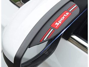 2Pack Car Rearview Mirror Rain Brow