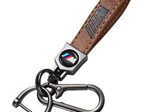 Leather Car Keychain Keyring for Car Key Fob