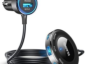 USB C Dual PD30W Car Charger Adapter