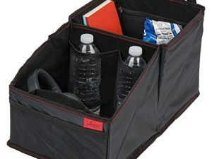 Lusso Gear Car Seat Organizer with Cup Holders for Front