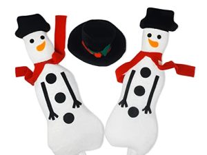 Kovot Snowman Car Decoration Set: Includes Snowmen for The Windows and a Hat for The Nose