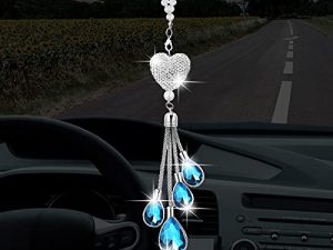 Bling Heart Diamond Car Accessories