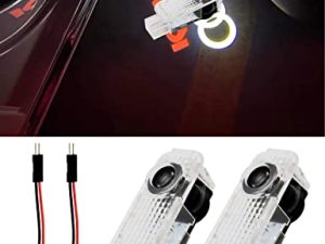 Skmuvhys 2Pcs LED Car Door Logo Lights