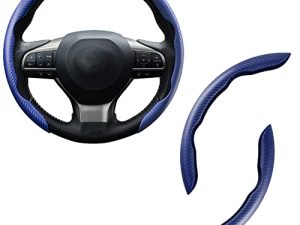 Amiss Car Carbon Fiber Anti-Skid Steering Wheel Cover