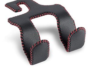 LivTee Upgraded Superior Leather Car Seat Back Headrest Hook