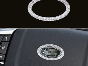 Bling Steering Wheel Emblem Compatible with Land Rover