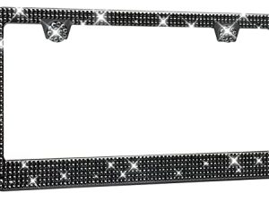 Aujen License Plate Frame - Lastingly Bling License Plate Frame