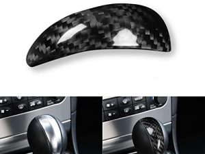 UOADA Universal Gear Shift Knob Cover Hard Carbon Fiber for Infiniti G37 G35 G25 Q40 FX35 FX37 FX50 QX70 QX56 EX35 EX37 EX25 QX50 Accessories Interior Trim Center Console Shifter Stick Cove Molding