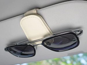 Artilife Magnetic Leather Sunglass Holder for Car
