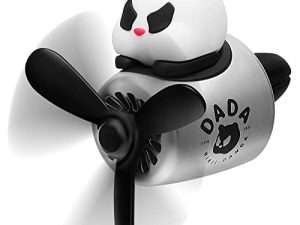 Bear Pilot Car Air Freshener Cartoon Cute Car Diffuser Automotive Air Fresheners Cool Car Accessories Rotating Propeller Air Outlet Vent Fresheners Bear Pilot Car Perfume for Car Decoration