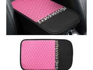 Bling Leather Car Center Console Cover