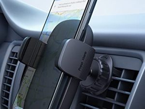 Phone Mount for Car [Super Stable & Easy] Upgraded Air Vent Clip Car Phone Holder Mount Fit for All Cell Phone with Thick Case Handsfree Car Mount for iPhone Cell Phone Automobile Cradles Universal