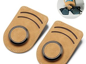 Universal Visor Sunglass Holder for Car Sunglasses Clip Holder for Car Visor for Multiple Glasses Storage Ticket Clip Sunvisor Eyeglass Holder Patent Pending