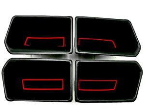EVTIME Door Grab Handle Storage Box Organizer Tray Accessories fit for VW Atlas and Cross Sport 2018 2019 2020 2021 2022 2023 (Handle Organizer)