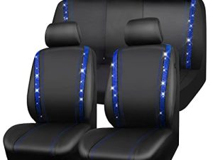 CAR PASS Bling Car Seat Covers Full Set