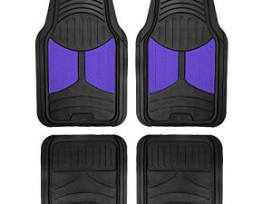 Automotive Floor Mats Blue ClimaProof for all weather protection Universal Fit Heavy Duty Rubber fits most Cars
