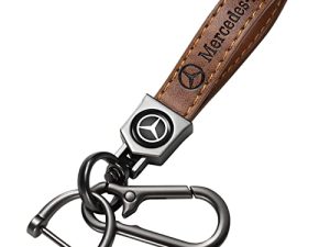 Leather Car Keychain Keyring for Car Key Fob